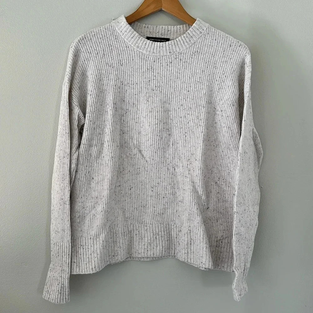 Something Navy Crewneck Sweater